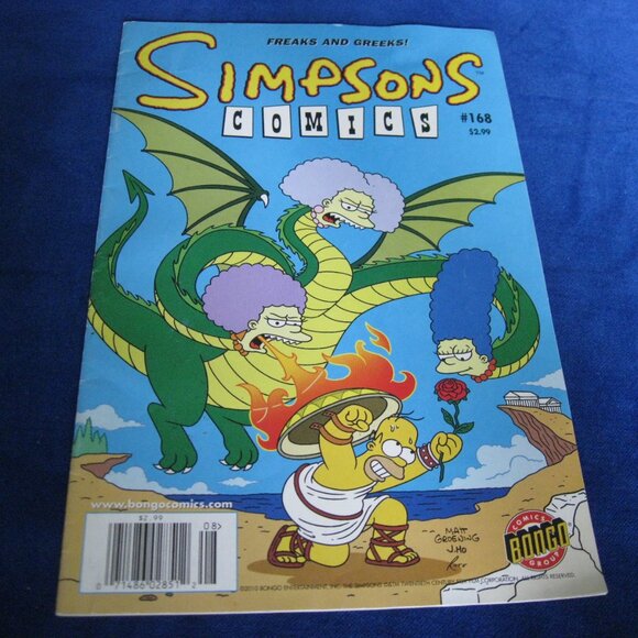 Simpsons Comic #168 2010 Bongo Ent - Picture 3 of 10